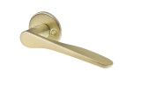 Door handle VALNES zinc, matt brass