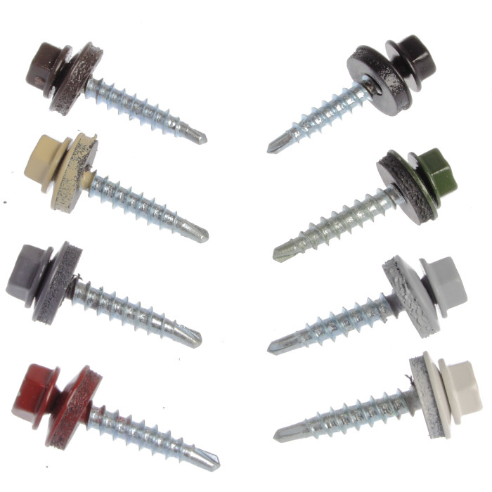 Roofing Screw with Washer  4.8x35 (RR32 dark brown) (250)