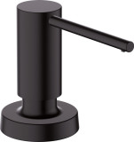 Hansgrohe soap dispenser A51, round socket, height 92 mm, matt black, HG40448670