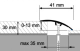 Profils salaid.pārsegšanai  SM2 A2 1.86m, zelta