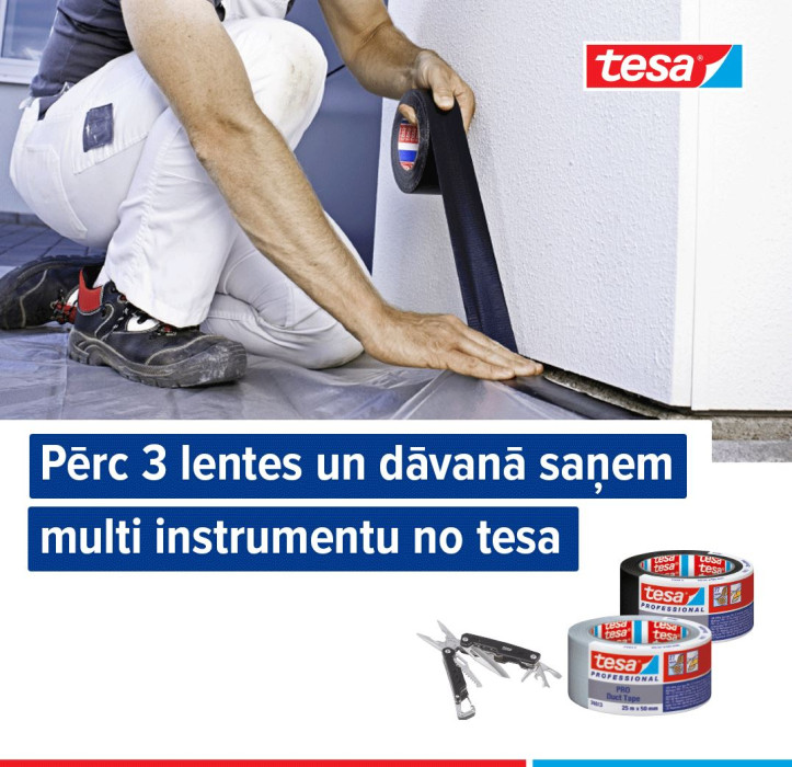 tesa® PRO 74613 Duct Tape, gray, 50mx50mm