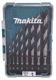 Набор сверл по дереву 8шт/уп (3,4,5,6,7,8,9,10мм) MAKITA D-77257