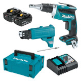 Аккумуляторный шуруповерт с фиксацией глубины закручивания LXT ® MAKITA DFS452TJX2