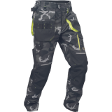 Pants camouflage gray/yellow, Size 48