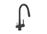 Faucet Kitchen sink MAGIC with filter system, black