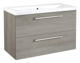 KAME Scandic Bathroom cabinet, 81 cm, with sink, grey 15112503