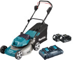 Cordless lawn mower, mower DLM460PG2 2x18V, MAKITA