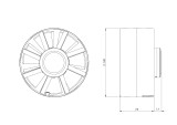 Duct fan E-EXTRA, ø150mm with a timer