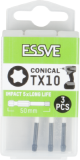 Конические Насадки Essve IMPACT TX10x50mm, 3шт / уп, 9980258