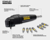 STANLEY Angle screwing accessory + 9 bits STA88582-XJ