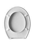 COPA BEACH toilet seat, thermoplast, white,1.2 kg,long sc