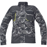 Jacket camouflage gray/yellow Size 48