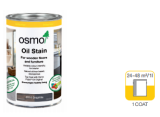 OSMO 3512 Oil Stain 1L Sudrabpelēka eļļas beice