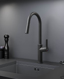 Kitchen faucet Epic - Pull out Matte black, with pull out handshower, Gustavsberg