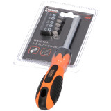 FASTER TOOLS Screwdriver with bits - 6 in 1 set