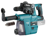 MAKITA DHR243ZJW CORDLESS COMBINATION HAMMER LXT 18V SDS+ WITH DUST EXTRACTION