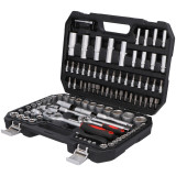 FASTER TOOLS Socket wrench set - 108pcs 1/2" & 1/4" CR-V