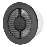 Electric fan, circular E-EXTRA, ø125mm with ball bearing, anthracite