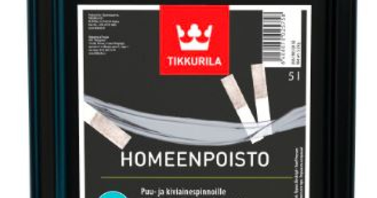 Tikkurila HOMEENPOISTO 5L Šķīd. pelējuma sēnīšu mazgāšanai