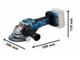 CORDLESS ANGLE GRINDER  GWS 18V-15 PSC without battery and charger BOSCH 06019H6B00