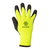 Latex Coated Winter Gloves WORTEX 355 yellow Size XXL/11