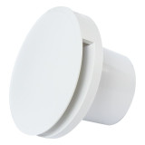 Bathroom fan round 100 mm WHITE design with timer and humidity sensor - EAT100HT