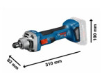 CORDLESS STRAIGHT GRINDER GGS 18V-20 without battery and charger BOSCH 06019B5400