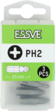 Uzgaļi PH2 25 mm 3gab/iep., ESSVE 9980214