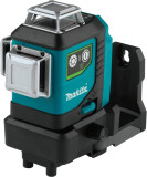 MAKITA Battery multi-line laser 12V with battery 2Ah and charger with green laser beam SK700GD
