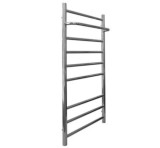 Towel warmer Viktorija+, 500X700mm, water connection, stainless steel, polished surface