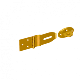 Hinge with padlock bracket 90x80x45x1.5mm