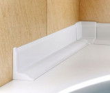 Corners for the bath profile PVC white (2 internal + 1 right + 1 right)
