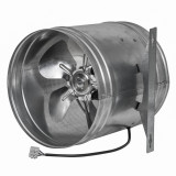 Kanāla zemspiediena ventilators, Ø200mm, metāla
