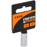 FASTER TOOLS Bit adapter 1/4" hexagon-square