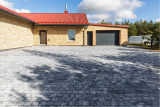 Pavement NIDA granite color with corrugated surface texture 60x160x160mm 11.83m2/462pcs/1709kg/pallet