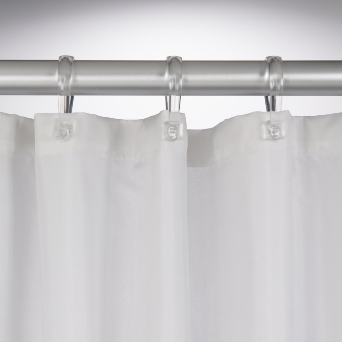 MADEIRA shower curtain textile, white, 180x200cm
