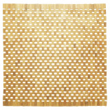 WOODBLOCK bathmat, brown, 60x60cm