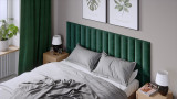 Upholstered wall panels VILO 15x60 Bottle green
