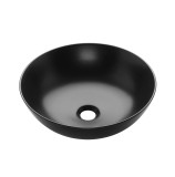 Countertop sink DOKOS 39.5cm black semi-matt