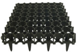 Grid for lawn 39x492x492 black 4pcs/m2, 260pcs/pallet 160t/m2