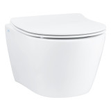 GROHE WC compl-pot with QR/SC lid Serel Rimless, frame Solido, button Arena Cosmo chrome 101046SH0H