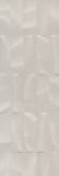 Плитка стеновая 25x75x11 Besana светло-серая структурная ректифицированная (0.938м2)