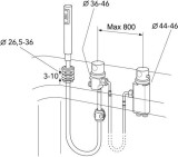 GB41217143 Tub faucet Skandic - thermostat