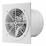 square wall low pressure fan, Ø200mm, metal
