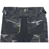 Pants camouflage gray/yellow, Size 52