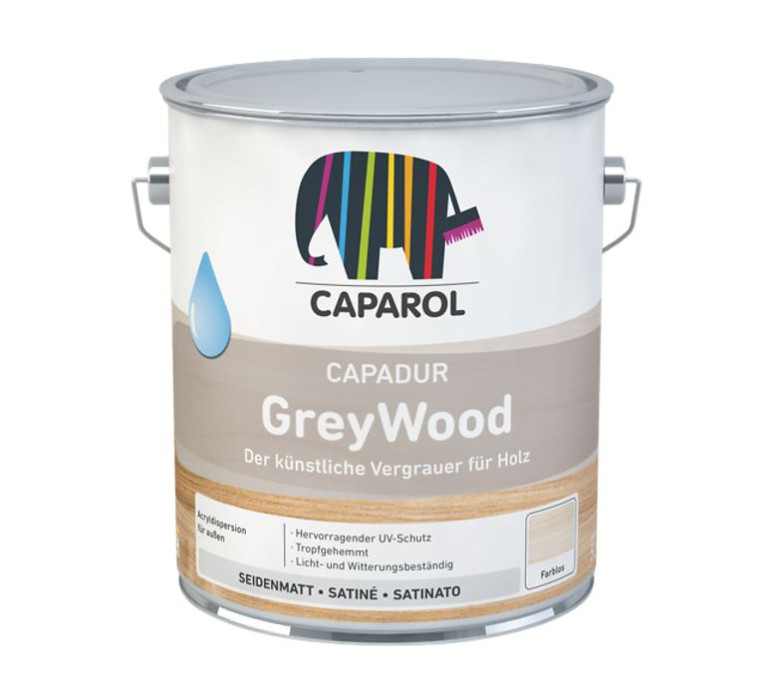 Caparol GreyWood 0.75L Pigmentēta lazūra kokam