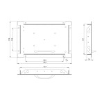 universal tile hatch metal, 200x300mm