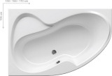 Ravak bathtub ROSA 2 R  160x105 cm white  CL21000000