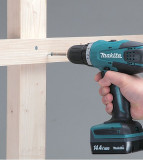 Cordless drill/screwdriver DF347DWE 14.4V 2x1.3Ah, DC18WA, MAKITA