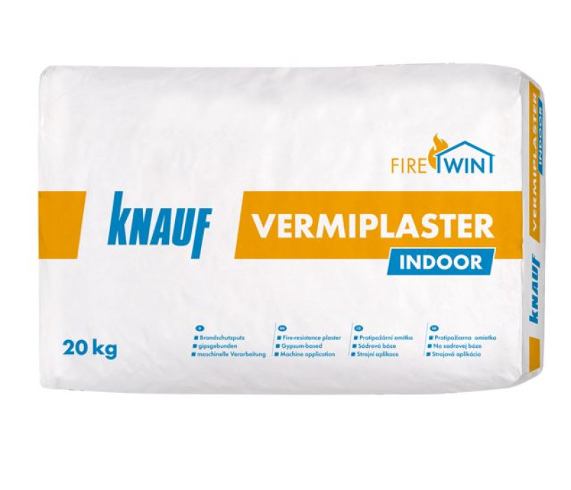 Knauf VERMIPLASTER 20kg fireproof gypsum-based plaster